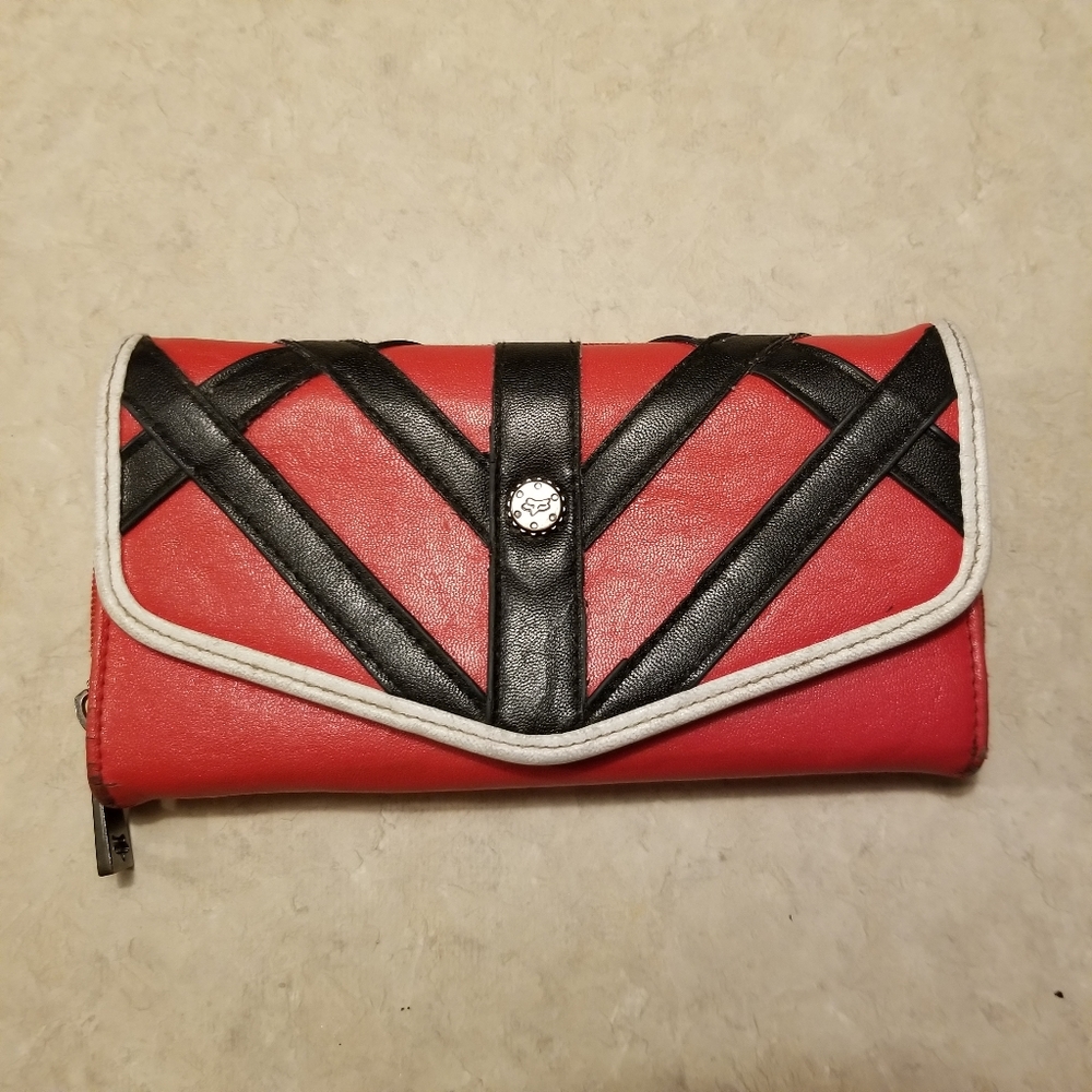 Fox Racing Clutch Purse, Red